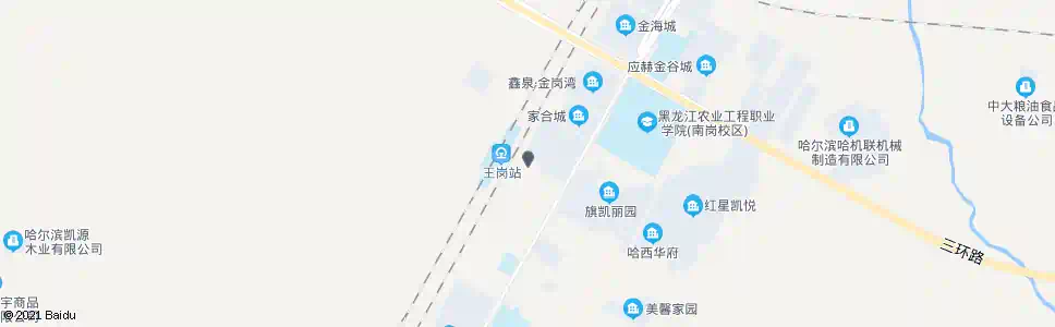 哈尔滨王岗市场_公交站地图_哈尔滨公交_妙搜公交查询2025