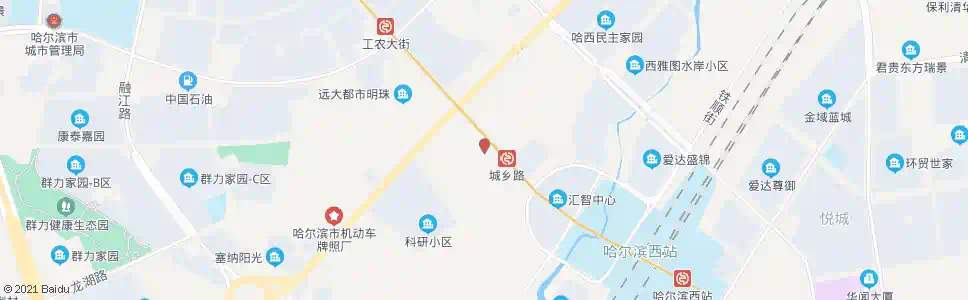 哈尔滨汽车齿轮厂_公交站地图_哈尔滨公交_妙搜公交查询2025