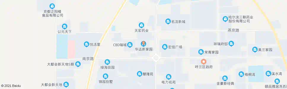 哈尔滨华远新家园_公交站地图_哈尔滨公交_妙搜公交查询2025
