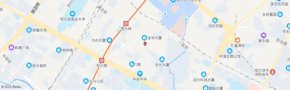 哈尔滨汉广街_公交站地图_哈尔滨公交_妙搜公交查询2025