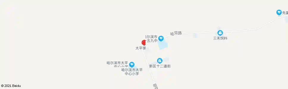 哈尔滨太平庄_公交站地图_哈尔滨公交_妙搜公交查询2025