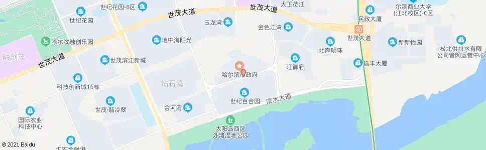 哈尔滨第二殡仪馆_公交站地图_哈尔滨公交_妙搜公交查询2025
