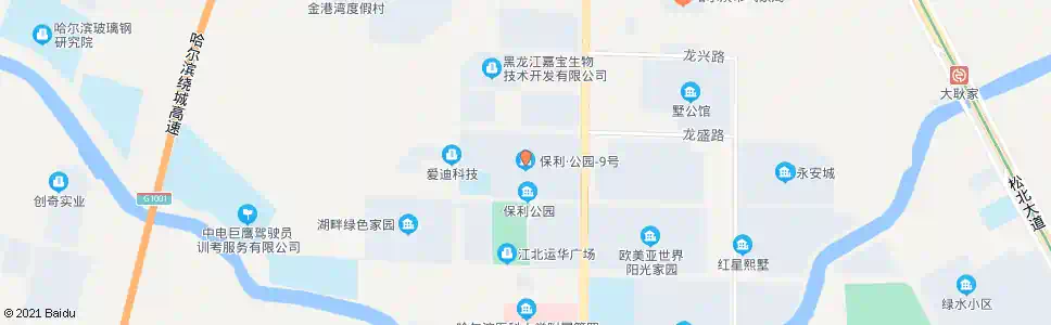 哈尔滨保利公园九号_公交站地图_哈尔滨公交_妙搜公交查询2025