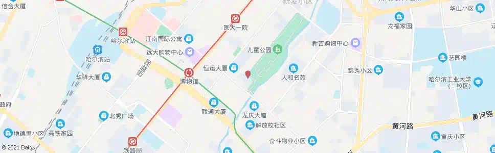 哈尔滨河沟街_公交站地图_哈尔滨公交_妙搜公交查询2025
