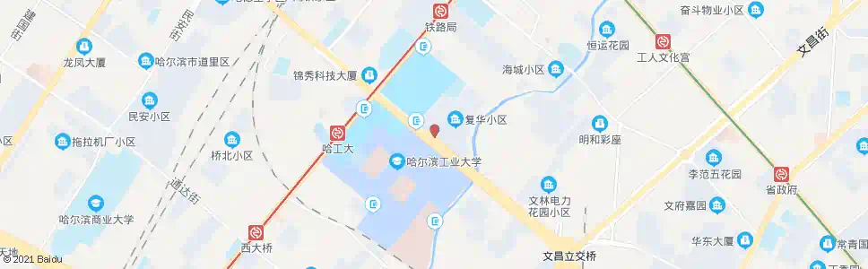 哈尔滨复华小区_公交站地图_哈尔滨公交_妙搜公交查询2025