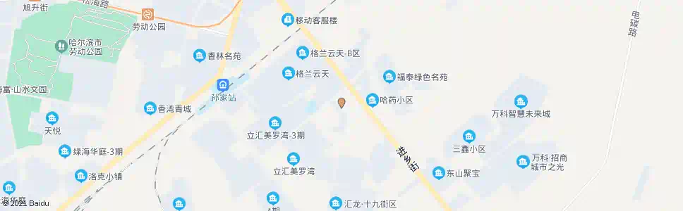 哈尔滨富丽国际小区_公交站地图_哈尔滨公交_妙搜公交查询2025