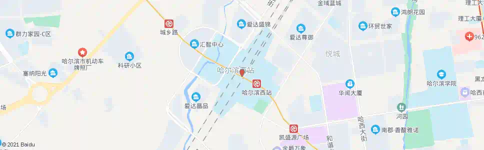 哈尔滨哈西客站_公交站地图_哈尔滨公交_妙搜公交查询2025