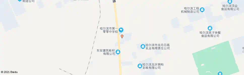 哈尔滨一百中学_公交站地图_哈尔滨公交_妙搜公交查询2025