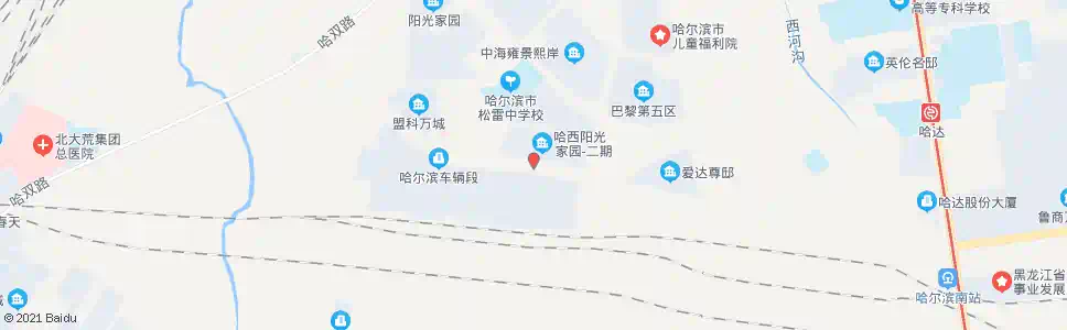 哈尔滨伊春路_公交站地图_哈尔滨公交_妙搜公交查询2025