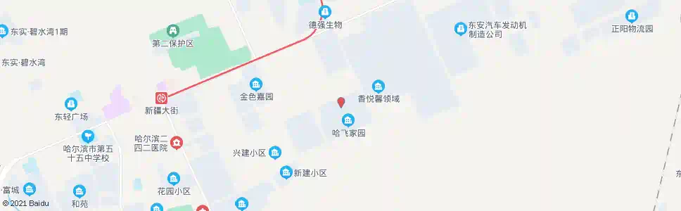 哈尔滨香悦蓝天下_公交站地图_哈尔滨公交_妙搜公交查询2025