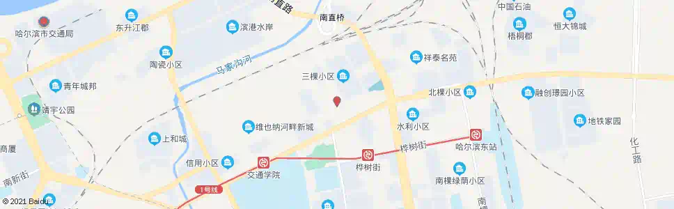 哈尔滨新江桥市场_公交站地图_哈尔滨公交_妙搜公交查询2025