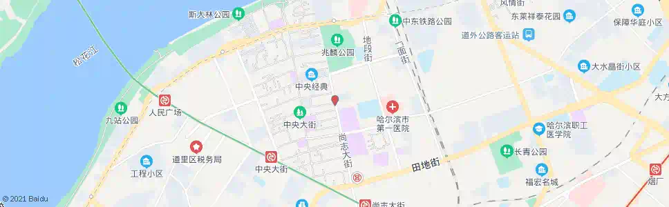 哈尔滨道里七道街_公交站地图_哈尔滨公交_妙搜公交查询2025