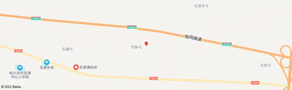 哈尔滨邓家屯_公交站地图_哈尔滨公交_妙搜公交查询2025