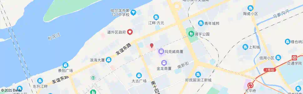 哈尔滨市四院_公交站地图_哈尔滨公交_妙搜公交查询2025