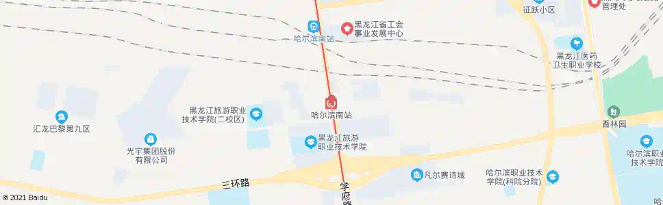 哈尔滨新中新集团_公交站地图_哈尔滨公交_妙搜公交查询2025