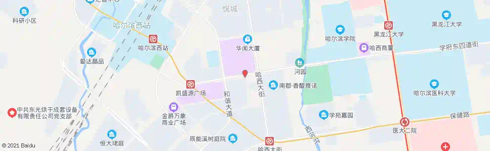 哈尔滨中兴大道(哈西大街街口)_公交站地图_哈尔滨公交_妙搜公交查询2025