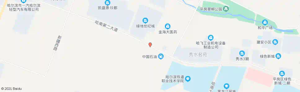 哈尔滨哈南十一路_公交站地图_哈尔滨公交_妙搜公交查询2025