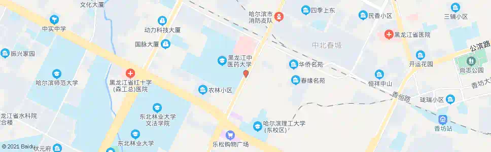 哈尔滨省中医药大学_公交站地图_哈尔滨公交_妙搜公交查询2025