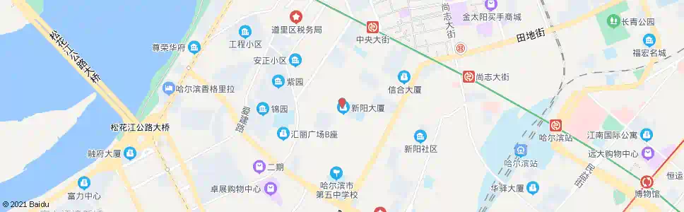 哈尔滨安丰街_公交站地图_哈尔滨公交_妙搜公交查询2025