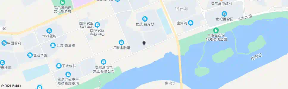 哈尔滨松北镇政府_公交站地图_哈尔滨公交_妙搜公交查询2025