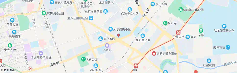 哈尔滨南极街_公交站地图_哈尔滨公交_妙搜公交查询2025