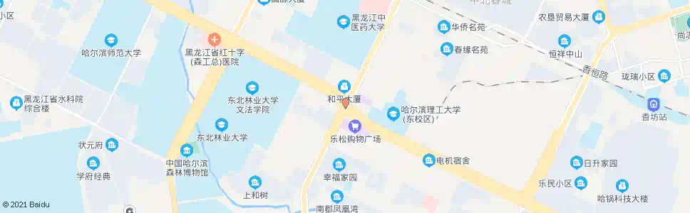 哈尔滨三大动力路_公交站地图_哈尔滨公交_妙搜公交查询2025