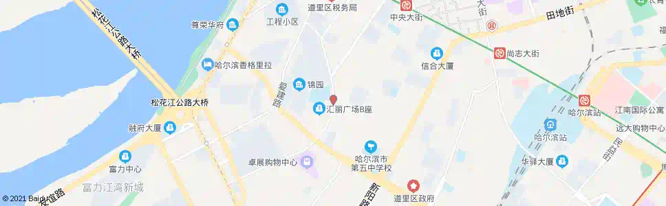 哈尔滨爱建新城公交首末站_公交站地图_哈尔滨公交_妙搜公交查询2025
