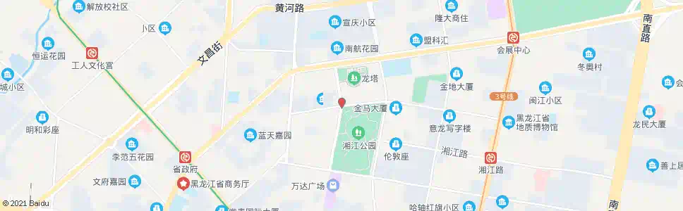 哈尔滨汉水路(衡山路)_公交站地图_哈尔滨公交_妙搜公交查询2025