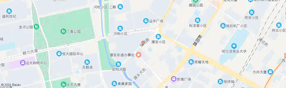 哈尔滨海富康城小区_公交站地图_哈尔滨公交_妙搜公交查询2025