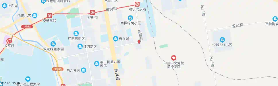 哈尔滨绿荫小区_公交站地图_哈尔滨公交_妙搜公交查询2025