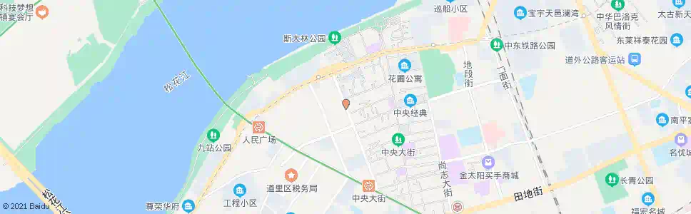 哈尔滨上游街_公交站地图_哈尔滨公交_妙搜公交查询2025
