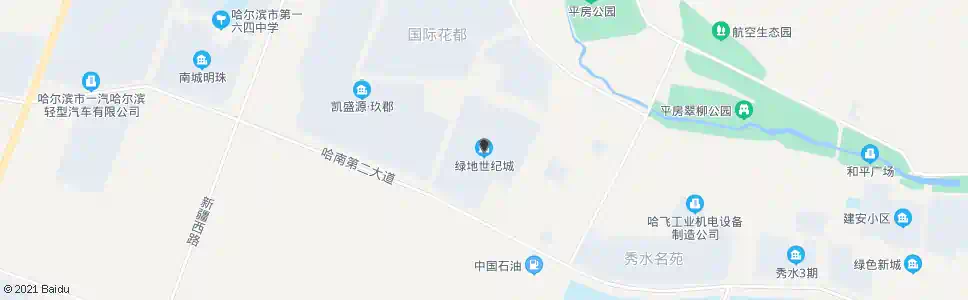 哈尔滨绿地世纪城_公交站地图_哈尔滨公交_妙搜公交查询2025