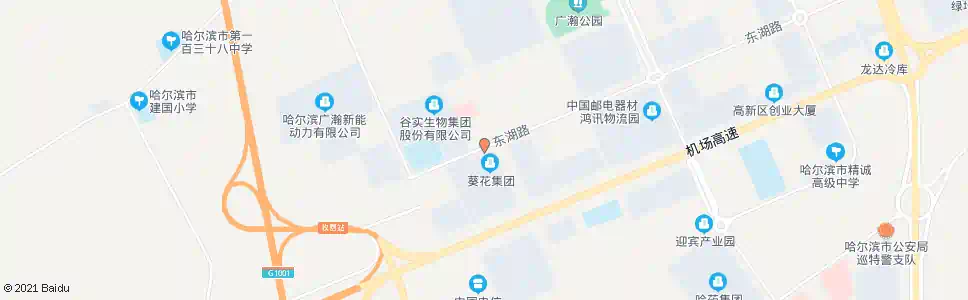 哈尔滨葵花药业公司_公交站地图_哈尔滨公交_妙搜公交查询2025