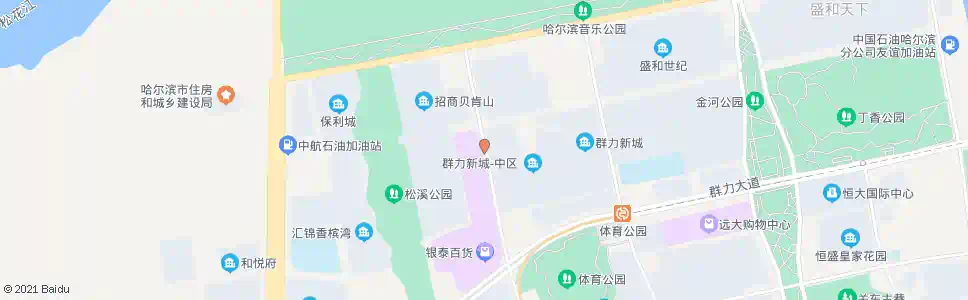 哈尔滨丽江路群力第一大道口_公交站地图_哈尔滨公交_妙搜公交查询2025