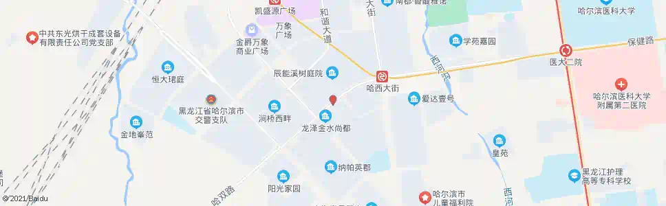 哈尔滨复旦街_公交站地图_哈尔滨公交_妙搜公交查询2025