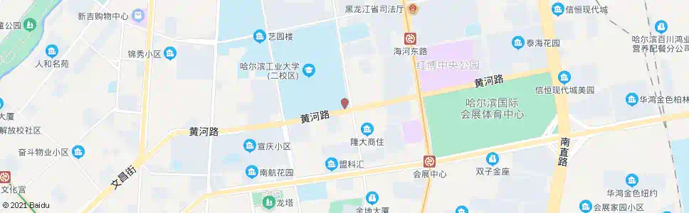 哈尔滨哈工大第二学区_公交站地图_哈尔滨公交_妙搜公交查询2025