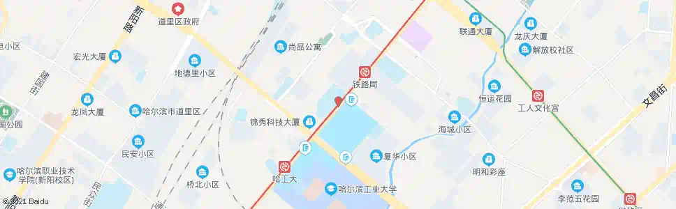 哈尔滨哈工大_公交站地图_哈尔滨公交_妙搜公交查询2025