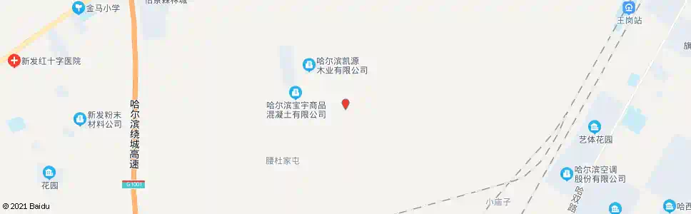 哈尔滨鑫岭食杂_公交站地图_哈尔滨公交_妙搜公交查询2025