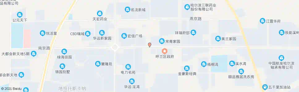 哈尔滨利民东二道街_公交站地图_哈尔滨公交_妙搜公交查询2025