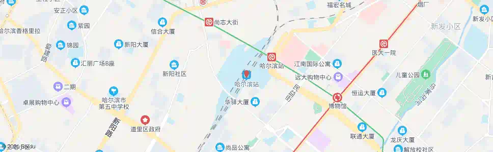 哈尔滨柒季城_公交站地图_哈尔滨公交_妙搜公交查询2025