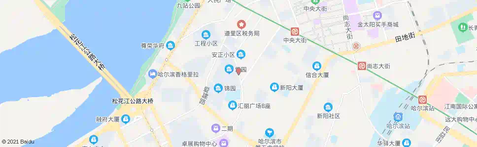 哈尔滨安松街_公交站地图_哈尔滨公交_妙搜公交查询2025