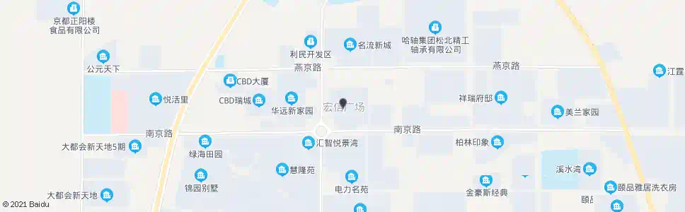 哈尔滨宏信广场_公交站地图_哈尔滨公交_妙搜公交查询2025