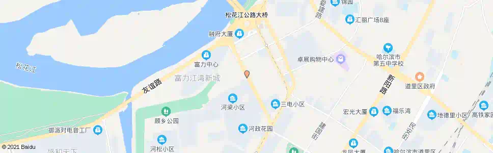 哈尔滨河梁街(河鼓街口)_公交站地图_哈尔滨公交_妙搜公交查询2025