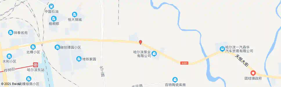 哈尔滨韩家洼子_公交站地图_哈尔滨公交_妙搜公交查询2025