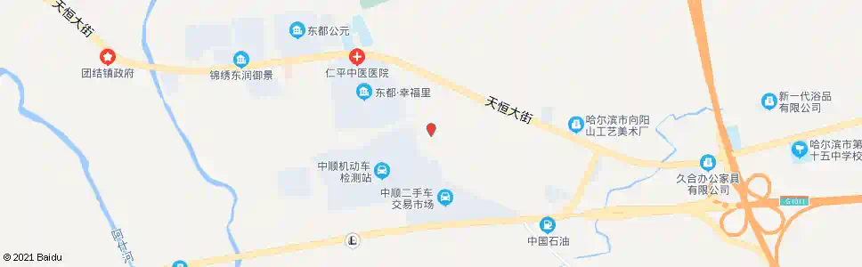 哈尔滨腾飞汽修_公交站地图_哈尔滨公交_妙搜公交查询2025