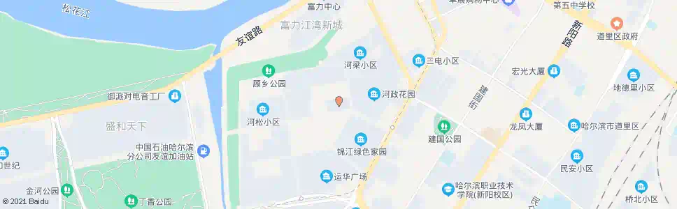 哈尔滨华风江畔小区_公交站地图_哈尔滨公交_妙搜公交查询2025