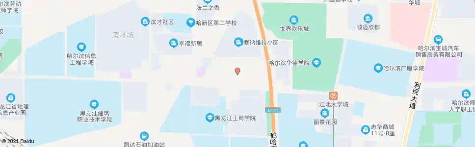 哈尔滨黑龙江农垦职业学院(学院路)_公交站地图_哈尔滨公交_妙搜公交查询2025
