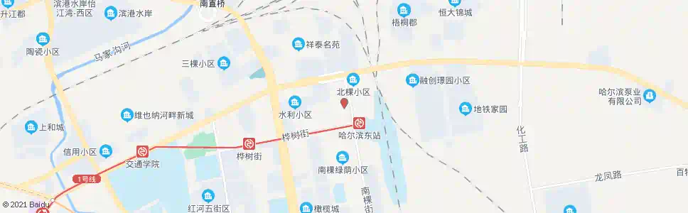 哈尔滨东升_公交站地图_哈尔滨公交_妙搜公交查询2025