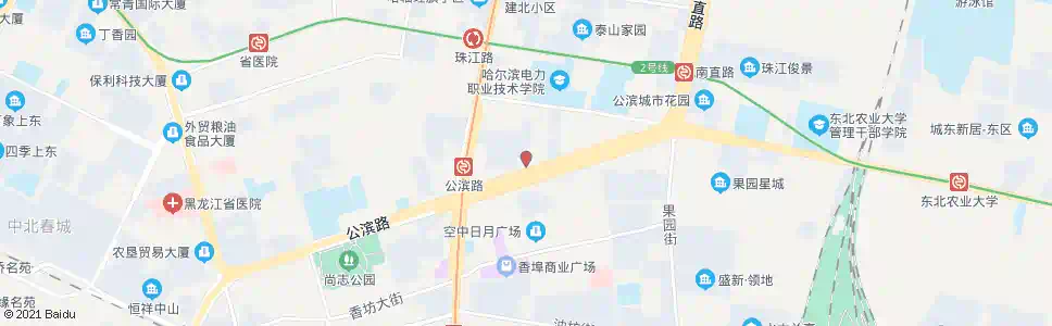 哈尔滨香滨小学_公交站地图_哈尔滨公交_妙搜公交查询2025