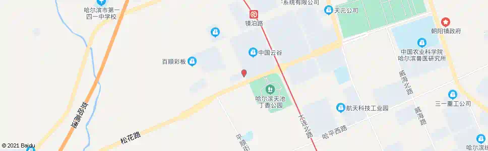 哈尔滨中国云谷_公交站地图_哈尔滨公交_妙搜公交查询2025